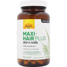 Country Life Maxi-Hair Plus 5000 mcg 120 Vegetarian Capsules 120 pcs