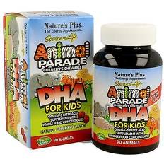 Comprimidos Ácidos Grasos Nature's Plus Animal Parade DHA Cherry 90 Chewable Tablets