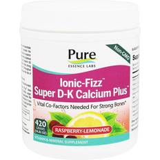 Vitamin d + k Pure Essence Labs Ionic-Fizz Super D-K Calcium Plus Raspberry Lemonade 15 oz