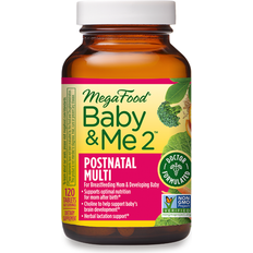 Tabletter Vitaminer & Mineraler på tilbud MegaFood Baby & Me 2 Postnatal Multi 120 Tablets