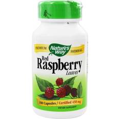 Vitaminer & Kosttilskud Nature's Way Nature's Way Red Raspberry Leaves 100 Capsules