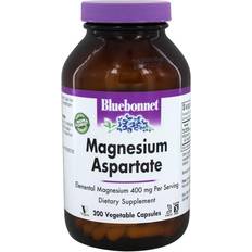 Magnesium aspartate Bluebonnet Nutrition Magnesium Aspartate 400 mg 200 Vegetable Capsules