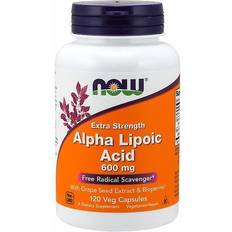 Now Foods Alpha Lipoic Acid Extra Strength 600 mg 120 Veg Capsules