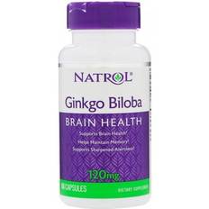 Ginkgo biloba 120mg Natrol Ginkgo Biloba 120 mg 60 Capsules 60 stk