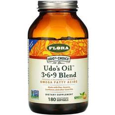 Flora Flora Udo's Choice Udo's Oil 3-6-9 Blend 180 Vegetarian Softgels 180 st