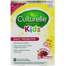 Vitamins & Supplements Culturelle Kids Purely Probiotic Chewables Bursting Berry 30 Chewable Tablets