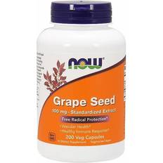 Vitamins & Supplements Now Foods Grape Seed, 100 mg, 200 Vcaps