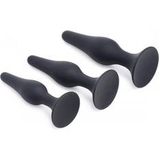 Master Series Butt plugs Sexlegetøj Master Series 3-pcs Silicone Anal Plug Set