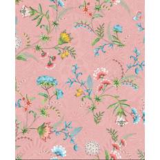 PiP Studio Florale Tapete La Majorelle von Eijffinger Pink rosa