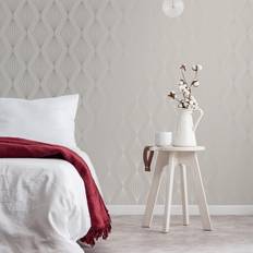 Wallpapers Boutique Pearl Marquise Geometric Wallpaper