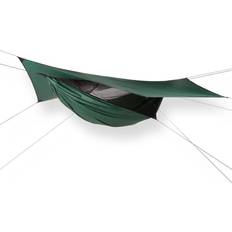 Hennessy Hammock Tenten Hennessy Hammock Safari Deluxe XXL Asym ZIP Outdoor Hängematte mit Moskitonetz und Tarp bis 213 cm Körpergröße und 159 kg