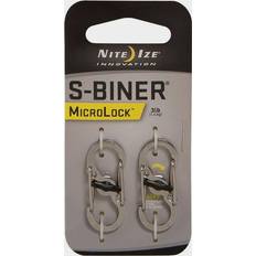 Nite ize biner Nite Ize S-biner microlock sølv