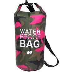 Vandtæt pose eStore Vandtæt Pose 10 L, Camouflage Lyserød Pink