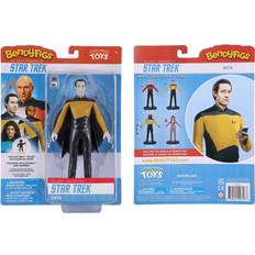 Figuren The Noble Collection Star Trek Lieutenant Commander Data BendyFig 7.5 Inch Action Figure