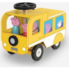 Peppa Pig Ride-On Toys Peppa Pig Wooden Campervan Ride On