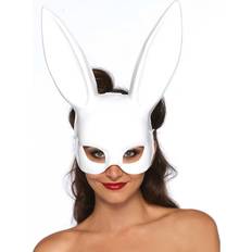 Øvrige film & TV Heldækkende masker Kostumer Vegaoo LEG AVENUE MASQUERADE RABBIT MASK WHITE