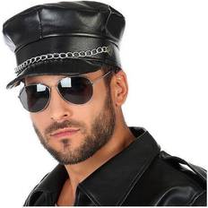 Uniforms & Professions Hats Atosa Simile Leather Biker Accessory Custom