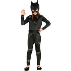 Catwoman kostume Fiestas Guirca Girls Catwoman Superhero Fancy Dress Costume 7 9 Years