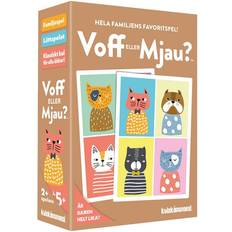 Kylskåpspoesi Børnespil Brætspil Kylskåpspoesi Voff eller Mjau Kortspel