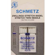 Nåler (Twin Stretch, Size: 4.0/75) Schmetz Sewing Machine Twin Needles