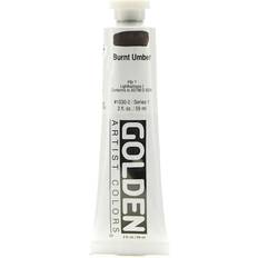 Golden Heavy Body Acrylics burnt umber 2 oz