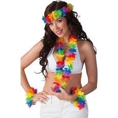 Carnaval Accessoires Boland Rainbow hawaii set