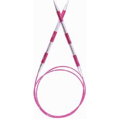 Knitpro Knitting Pins: Circular, Pink, 100cm x 3.5mm