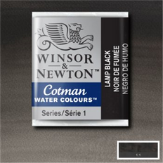 Negro Pinturas Winsor & Newton Cotman Half Pans