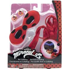 Miraculous ladybug utklädnad Maskerad Bandai Miraculous Ladybug Bli Din Egen Nyckelpiga Mask Örhängen Hårsn Multifärg