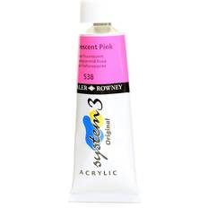 59.0 ml Akrylfärger Daler Rowney System 3 Original Acrylic Paint Fluorescent Pink 59ml