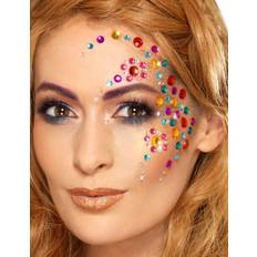 Smiffys Gemme viso glitter Arcobaleno