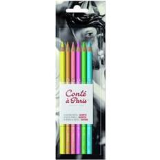 A base de agua Lápices de Color Blister X6 Pastel Pencils Bright Hues