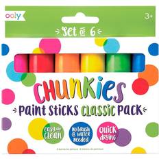 Ooly Ooly Jumbo Tuscher Chunkies Paint Sticks 6 stk Multifarvet OneSize Ooly Tusch