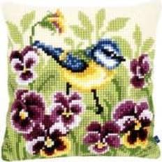 Vervaco Broderikit Kudde Fågelsång