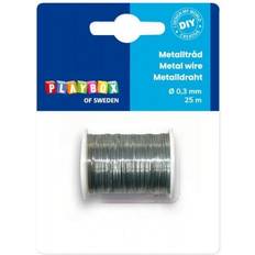 Metaltråd PlayBox Metaltråd/Metalwire Sølv 0,3mm 25m