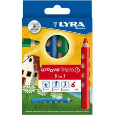 LYRA Lápices de Color LYRA Caja 6 Lapices Colores Groove Triple 1