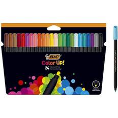 Hobbymateriale Bic Kids Visa Colouring Felt Pens Assorted Colours, Pack of 24