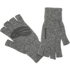 S Fiskehandskar Simms Wool Half Finger Glove Steel S/M