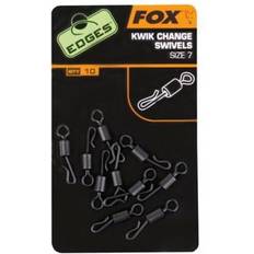 Spinner Appâts de Pêche Fox Emerillon Kwik Change Swivel taille 7 Argenté