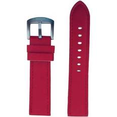 Red Watch Straps Bobroff Quartz BFS011 22mm Red