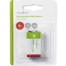 Nedis BANM9HF91B Pile Rechargeable Ni-MH Bloc E 8.4 V 250 mAh Blister