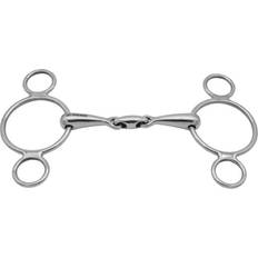 Silver Bett Sprenger 3-ring Bit Vienna Double Jointed