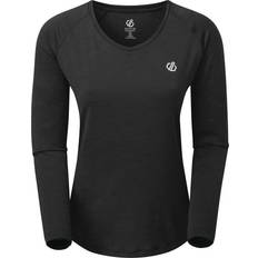 Fitness & Gym - Women Tops Dare 2b Discern Lightweight Long Sleeve T-shirt Women - Black