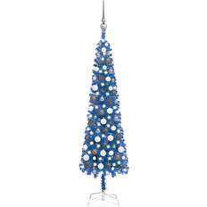 Rot Weihnachtsbäume vidaXL Slim LEDs & Ball Weihnachtsbaum 120cm