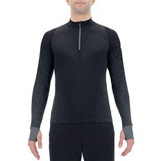 Reflectors Base Layers UYN Exceleration Long Sleeve Zip Men - Black/Cloud