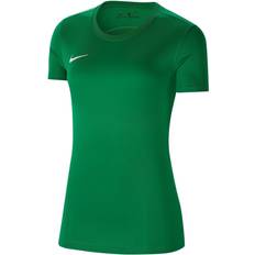 Nike Mujer Camiseta de Manga Corta - Pine Green/White