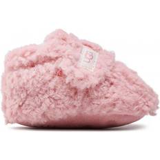 UGG Rosa Kinderschuhe UGG Baby Bixbee - Shell Curly Faux Fur