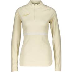 Beige - Dame - Fitness T-shirts Nike Dri-FIT Academy Football Drill Top Women - Beige/White