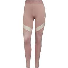 Water Repellent Tights adidas Hyperglam High-Rise Long Tights Women - Wonder Mauve