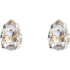 Caroline Svedbom Smycken Caroline Svedbom Petite Drop Earrings - Silver/Transparent